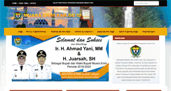 Desktop Screenshot of muaraenimkab.go.id